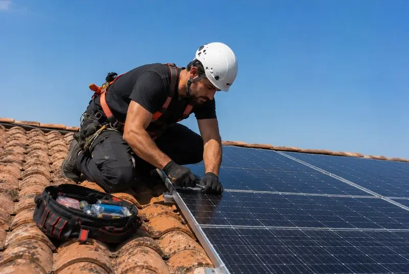 Maintenance et monitoring de panneaux solaires à Mézens